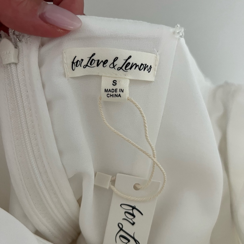 [SOLD] For Love And Lemons White Bridal Dress - Picture 9 of 9